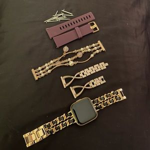 Fitbit Versa 2 rose gold with extra bands